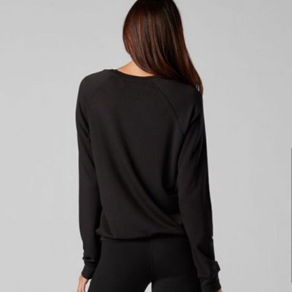 Pure Barre X TAVI Crew Neck Sweatshirt Pink Purple - Picture 9 of 9